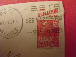 Lettre + Timbre Pub Publicitaire Fachi N° 272. Benjamin. Publicité Carnet Réclame. - Storia Postale