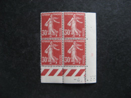 A). TB Bloc De 4 Coins Daté 04/01/38 Du N° 360,  Neuf XX. - 1930-1939
