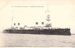 CPA Transports - Bateau - Guerre - Le Croiseur Cuirassé - Dupetit Thouars - Collection P. B. Cherbourg - Guerre