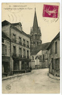 78 VERNOUILLET ++ Place De La Croix Et Abside De L'Eglise ++ - Vernouillet