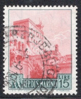 San Marino 1955 Single Stamp From The Definitive Set  In Fine Used - Oblitérés