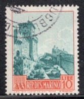 San Marino 1955 Single Stamp From The Definitive Set  In Fine Used - Gebruikt