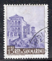 San Marino 1957 Single Stamp From The Definitive Set  In Fine Used - Gebraucht