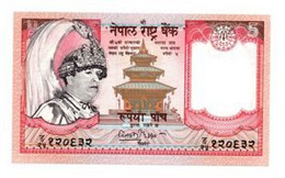 Nepal - 5 Rupees     ++++++++ - Népal