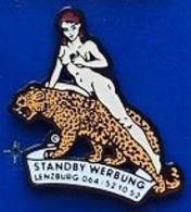 PIN UP - PIN-UPS - PANTHERE - LEOPARD  - STANDY WERBUNG - LENZBURG - 064 / 52 10 52 - LIMITED EDITION 250 EX  -   (31) - Pin-ups