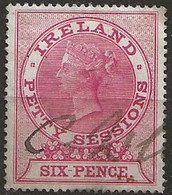 Timbre Irlande Filigrane Une Croix - Used Stamps