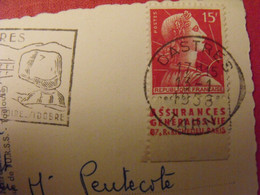 Carte Postale + Timbre Pub Publicitaire Muller N° 1011a. Assurances Vie. Publicité Carnet Réclame. - Covers & Documents