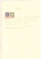 DOC22  -  MONFALCONE  18/11/1885   /   RICEVUTA DI PAGAMENTO - Austria