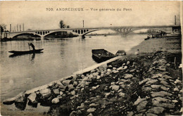 CPA ANDRÉZIEUX - Vue Générale Du Pont (430323) - Andrézieux-Bouthéon