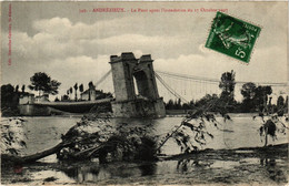 CPA ANDRÉZIEUX - Le Pont Apres L'Inondation Du 17 Octobre 1907 (430394) - Andrézieux-Bouthéon