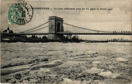 CPA ANDRÉZIEUX La Loire Entierement Prise Par Les Glaces En Fév. 1907 (430408) - Andrézieux-Bouthéon