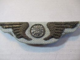 Ecusson Tissu  Ancien De Casquette D'Aviation Militaire Ou Civile/( à Déterminer ) / Vers 1950-1970    ET347 - Ecussons Tissu