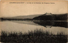 CPA AK ARCISSE-de-St-CHEF - Le Lac Et Le Chateau De Chapeau Cornu (433385) - Saint-Chef