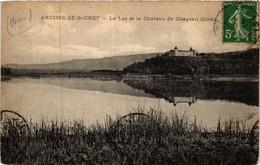 CPA AK ARCISSE-de-St-CHEF - Le Lac Et Le Chateau De Chapeau Cornu (433387) - Saint-Chef
