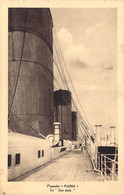 CPA Transport - Bateau - Le Paquebot Paris - Le Sun Deck - Lévy Et Neurdein Réunis Edition - Pont - Cheminée - Navire - Steamers