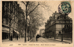 CPA LYON - Avenue Des Ponts-École Militaire De Sante (427133) - Lyon 7