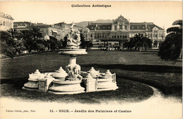 CPA NICE - Jardin Des Palmiers Et Caino (351167) - Transport (rail) - Station