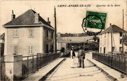 CPA St-ANDRÉ-le-GAZ - Quartier De La Gare (391901) - Saint-André-le-Gaz