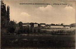 CPA St-PIERRE-de-BRESSIEUX - L'Etang Et L'usine (391897) - Bressieux