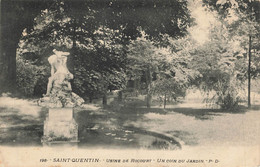 SAINT QUENTIN : USINE DE ROCOURT - UN COIN DU JARDIN - Saint Quentin