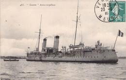 CPA Transport - Bateau - Guerre - Cassini - A Viso Torpilleur - Coll. H. Laurent - Oblitérée Verdun Et Bar Le Duc 1910 - Oorlog