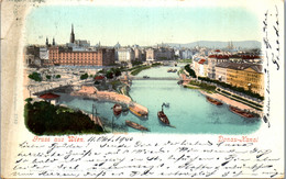 39615 - Wien - Donau Kanal - Gelaufen 1900 - Enveloppes Privées - Neuves