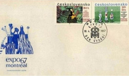 CECOSLOVACCHIA - 10 4 1967 FDC EXPO MONTREAL - 1967 – Montréal (Canada)