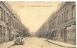 59 - NORD - LA MADELEINE - RUE DU QUAI - EDIT POLLET A LILLE CPA 1932 - La Madeleine