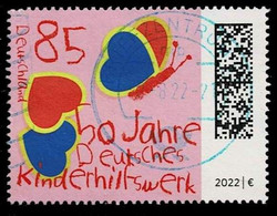 Bund 2022,Michel# 3676 O 50 Jahre Deutsches Kinderhilfswerk - Used Stamps