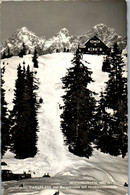 39883 - Steiermark - Schladming , Hochwurzen , Parkplatz Der Bergstrasse Mit Hochwurzenhütte - Gelaufen 1960 - Schladming