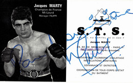 PHOTO  Ancienne De CATCHEUR  (DEDICACE) - Jacques MARTY (17x10) - Wrestling