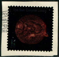 VERINIGTE STAATEN ETATS UNIS USA 2021 SUN SCIENCE: CORONAL LOOPS USED ON PAPER SC 5599 MI  YT 5441 - Used Stamps