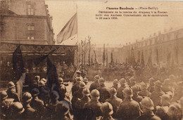 Carte Postale Schaerbeek Caserne Baudoin Place Dailly Cérémonie De Remise De Drapeau - Schaarbeek - Schaerbeek