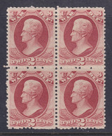 United States, Scott O115, MNH Block Of Four - Service