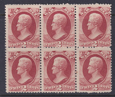 United States, Scott O115, MNH Block Of Six - Dienstmarken