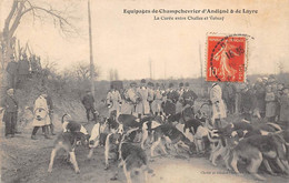 Bercé   72     La Forêt   Chasse à Courre.  M.Le Comte D'Andigné Et Baron De Layre  Equipage Champchevrier  (voir Scan) - Autres & Non Classés