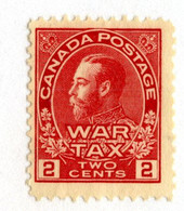 1657 Canada 1915 Scott MR2 M* ( Cat.$40. Offers Welcome! ) - Kriegssteuermarken