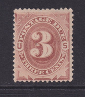 United States, Scott J3, MHR - Postage Due