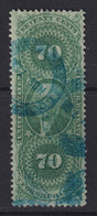 United States, Scott R65c, Used Blue Handstamp Cancels - Fiscale Zegels