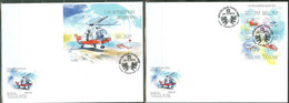 Togo 2013, Helicopter Ambulance, 4val In BF +BF In 2FDC - Primeros Auxilios