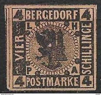 LOTE 2241 /// BERGEDORF - 1861 YVERT Nº 7  FALSO - Bergedorf