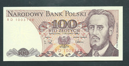 POLOGNE POLAND 100 Zlotych 1988 -  RD 1003148   Laura 8308 - Poland