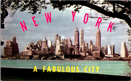 New York City Skyline A Fabulous City - Tarjetas Panorámicas