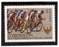 Uzbekistan 2012 . WOG London 2012 (Bicycles). 1v: 800  Michel # 1019 - Ouzbékistan