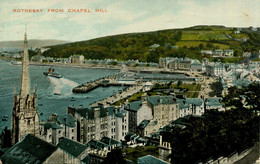 BUTE - ROTHESAY FROM CHAPEL HILL  But55 - Bute