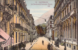 CPA France - Hautes Pyrénées - Cauterets - Le Boulevard Latapie Flurin - B. R. - Bloc Frères Editeur - Colorisée - Cauterets