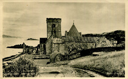 FIFE - INCHCOLM ABBEY FROM THE WEST RP Fif47 - Fife