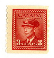 1701 Canada 1942 Scott 265 M* ( Cat.$3.00 Offers Welcome! ) - Coil Stamps