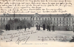 CPA France - Hérault - Montpellier - Caserne Du 2e Génie - Oblitérée Gard 1913 - Animée - Montpellier