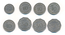 Malta 1972 Set (5 Cents, 10 Cents, 50 Cents) - Malte
